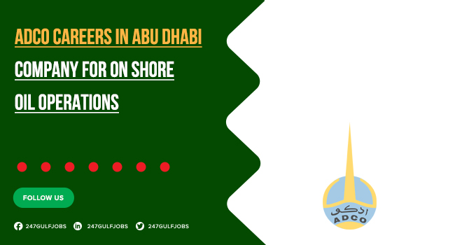 Adco listed Jobs Openings With Attractive Salary Packages