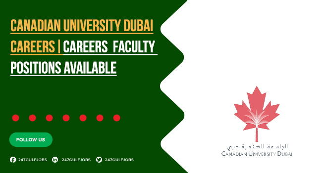 Canadian University Dubai Careers | Part-Time & Full-Time Jobs 